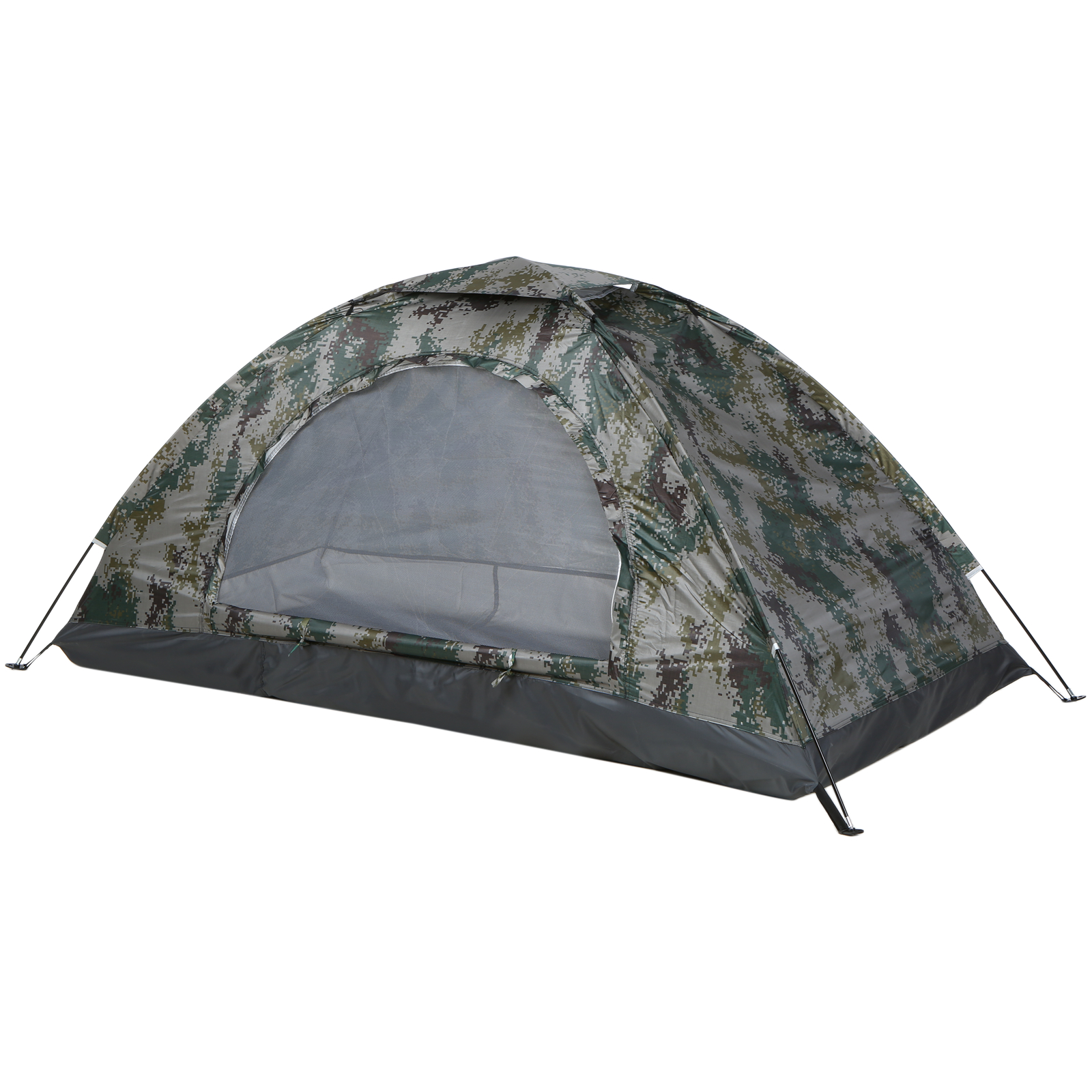 Cheap Goat Tents Ultralight Waterproof Camping Tent Single Layer Portable Tent Anti UV Coating UPF 30+ for Outdoor Beach Fishing Fine Mesh Door   